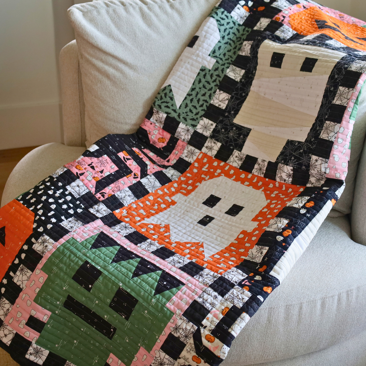 Fright Club Pre Cut Quilt Kit