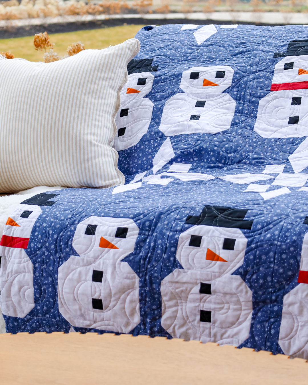 Frost Friends Snowman Pre Cut Quilt Kit