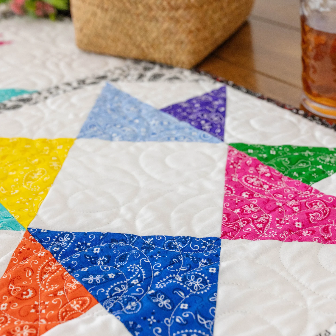 Funky Chicken Table Runner Kit ALL PRE CUT 16" X 60" Beginner Friendly