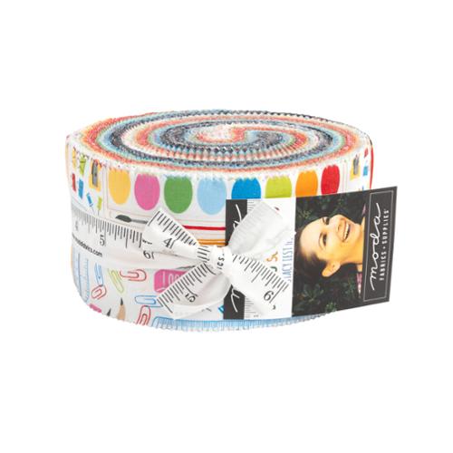 Back To School Jelly Roll® 20890JR Moda Precuts Pre cut strips quilt fabric Stacy Iest Hsu