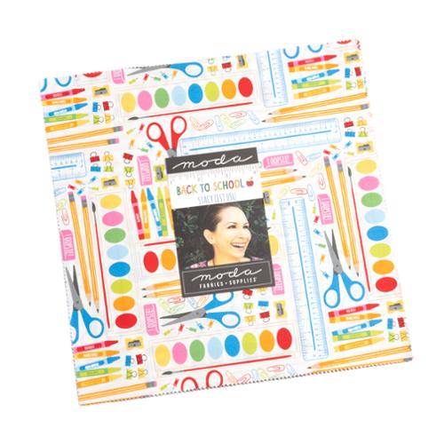 Back To School Layer Cake® 20890LC Moda Precuts pre-cut  10 inch squares quilt fabric by  Stacy Iest Hsu