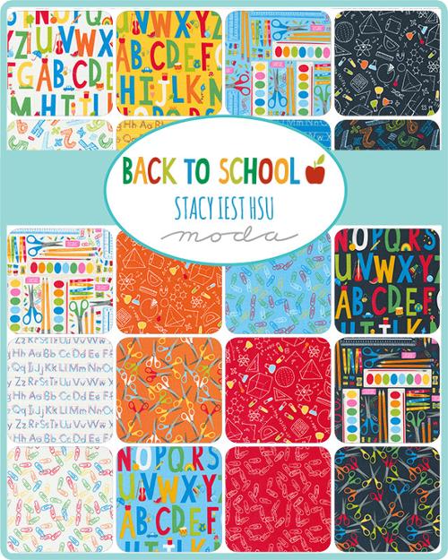 Back To School Jelly Roll® 20890JR Moda Precuts Pre cut strips quilt fabric Stacy Iest Hsu