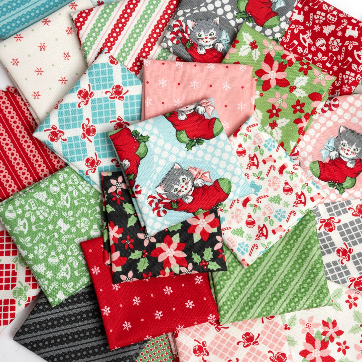 Kitty Christmas Jelly Roll® by Urban Chicks for Moda 31200JR