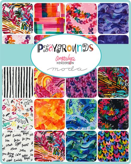 Playgrounds Jelly Roll® 2260JR Moda Precuts 100% cotton fabric quilt strips by  Basic Grey