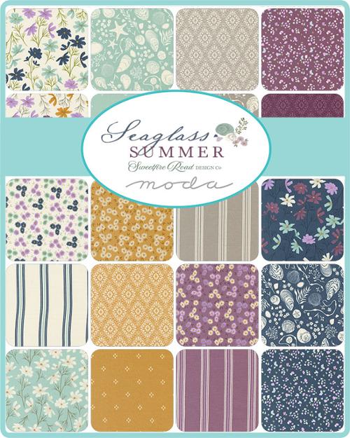 Seaglass Summer Jelly Roll® 43180JR Moda Precuts  Jelly Roll 100% cotton fabric quilt strips by Moda Sweetfire Road