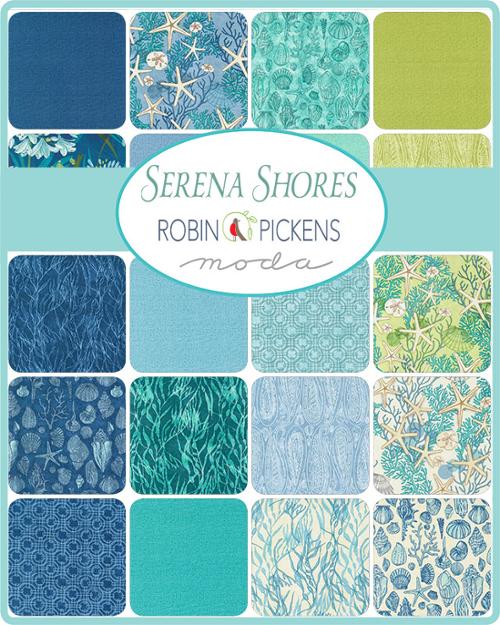 Serena Shores Jelly Roll® 48770JR Moda Precuts Pre cut   Quilt fabric strips By Robin Pickins