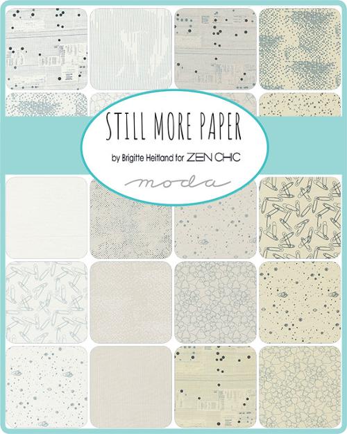 Still More Paper Jelly Roll® 1870JR Moda Precuts  Jelly Roll 100% cotton fabric quilt strips by  Zen Chic