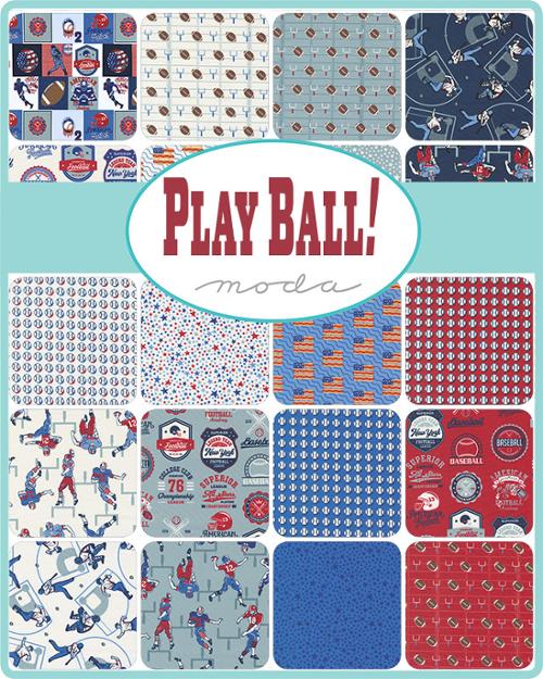 Play Ball Jelly Roll® 33810JR Moda Precuts   100% cotton fabric quilt strips  Designers Baseball