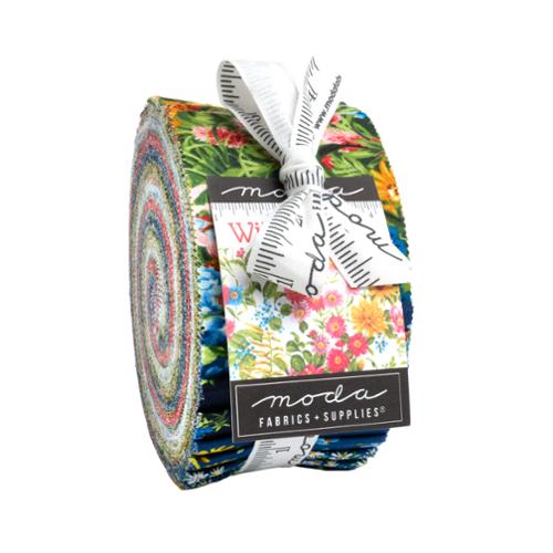 Wildflowers 2024 Jelly Roll® 33770JR Moda Precuts   100% cotton fabric quilt strips by Moda Designers