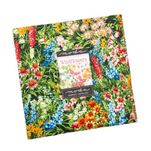 Wildflowers 2024 Layer Cake® 33770LC Moda Precuts  pre-cut Layer Cake 10 inch  squares quilt fabric by Moda  Designers