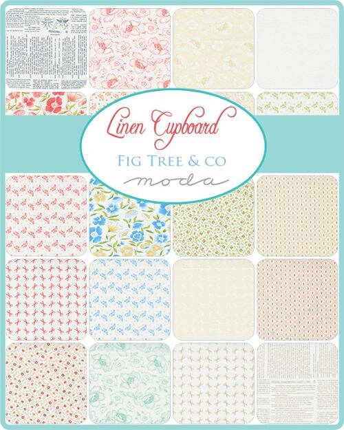 Linen Cupboard Layer Cake by Fig Tree for Moda 20480LC