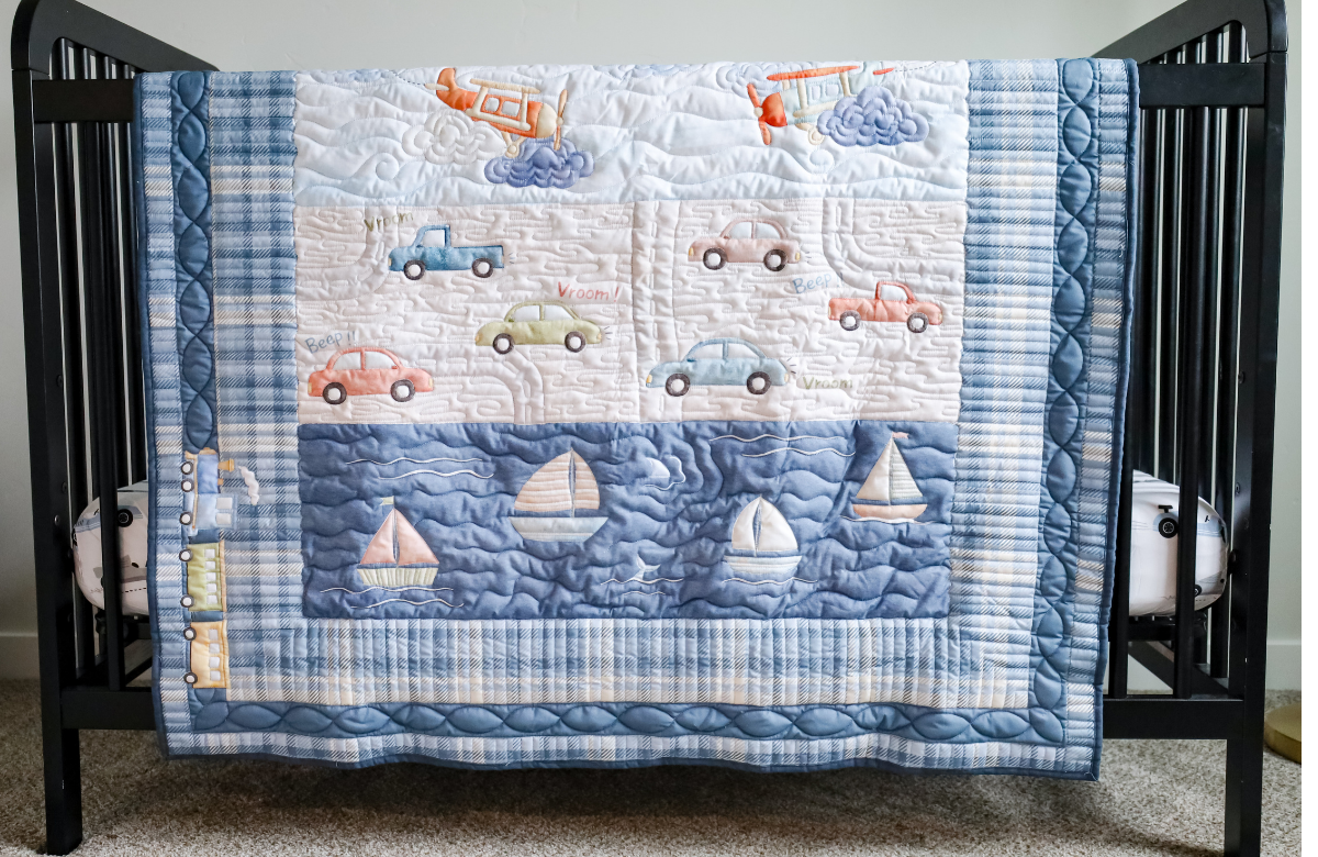 Busy Movers Easy Snuggle Quilt Kit (PlushMere Backing Included)