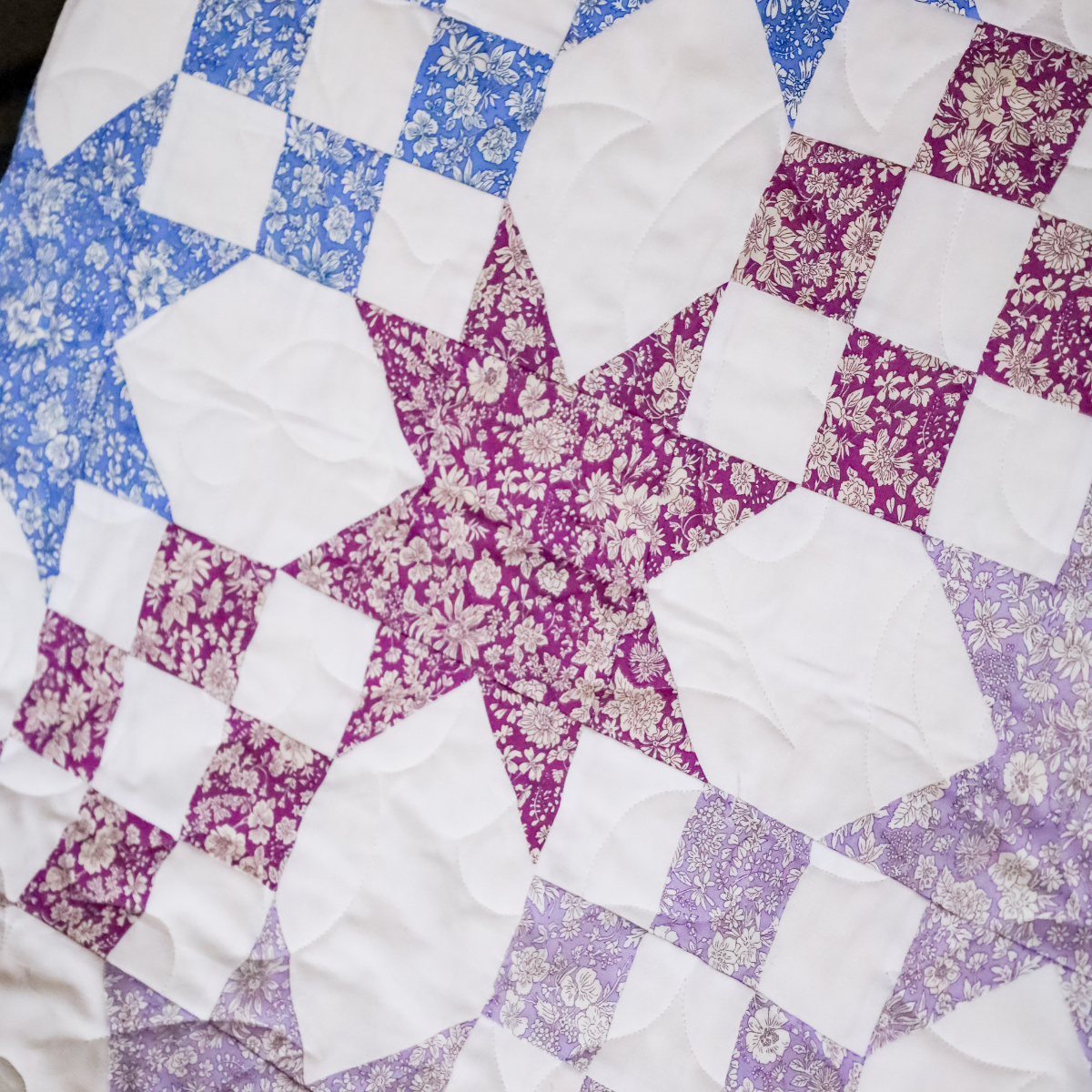 Star Studded Pre Cut Quilt Kit by GiGi's Thimble featuring Libery Of London Fabrics by Emily Belle