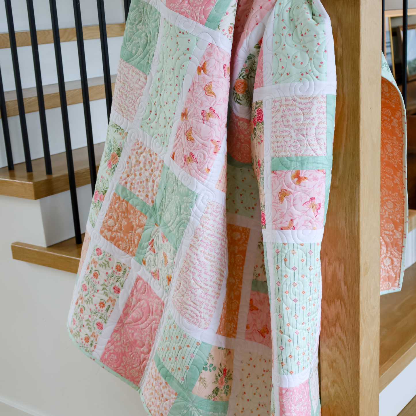 Apple Cider Pre Cut Sew-Ready Quilt Kit Featuring Adorable Kindness Moda Fabrics