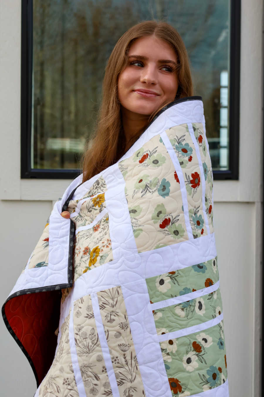 Squared Up Pre-Cut Sew-Ready Quilt Kit Featuring Moda Woodland and Wildflowers image 3