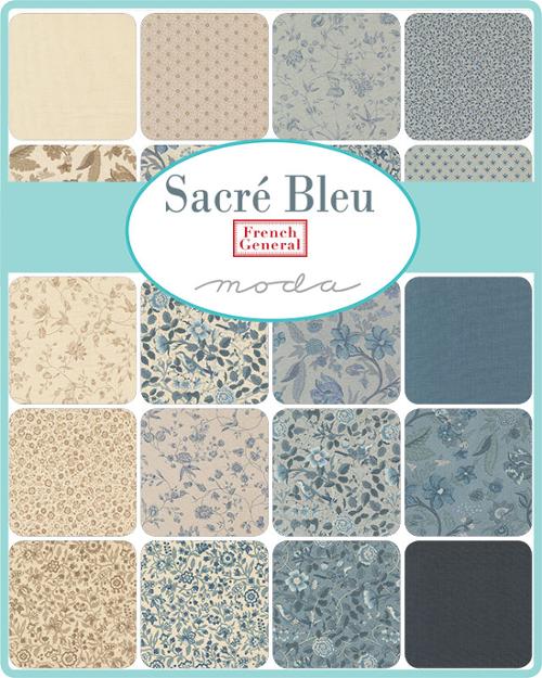 Sacre Bleu Jelly Roll® 13970JR Moda Precuts Jelly Roll 100% cotton fabric quilt strips by Moda French General