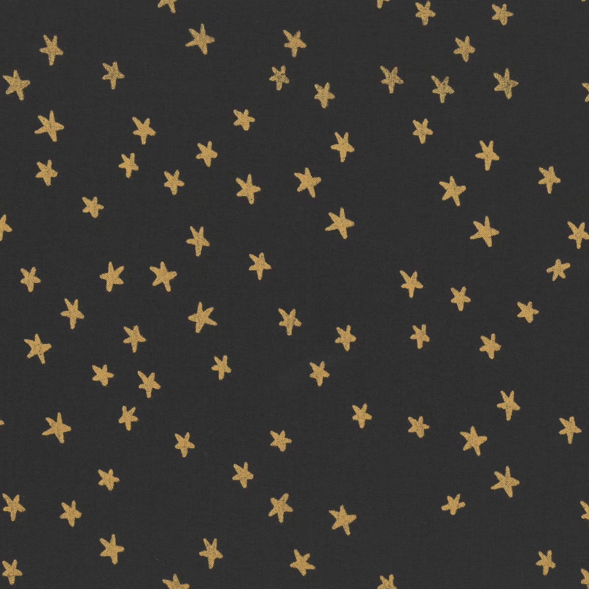 END OF BOLT 797 Starry RS4109-50M Metallic Black Gold by Ruby Star Society for Moda Fabrics 100% cotton quilting fabric