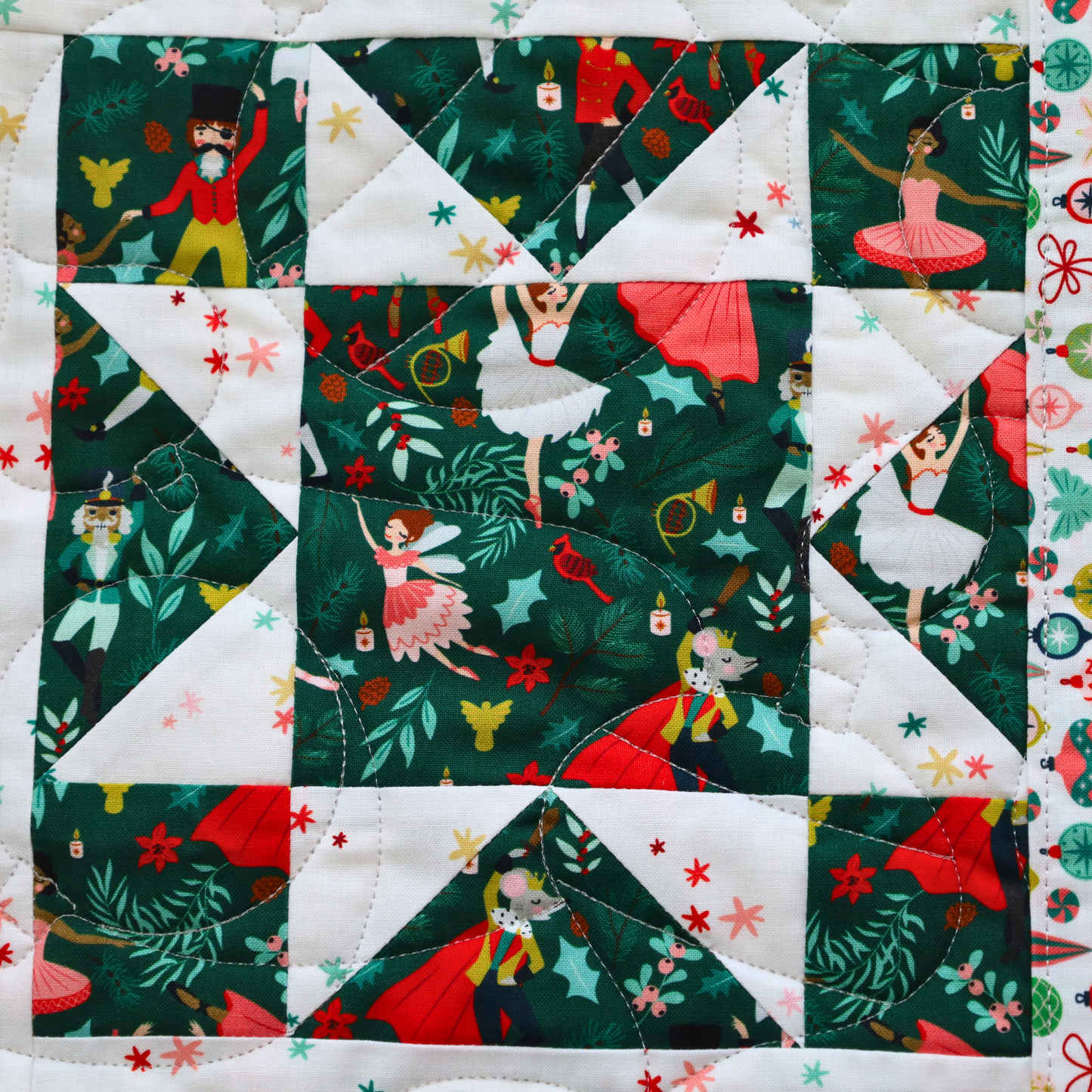 Presents & Pines Pre Cut Quilt Kit  by Jennifer Long Featuring Riley Blake Nutcracker Tradition