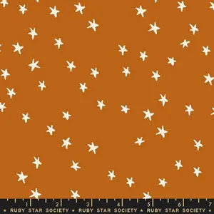 END OF BOLT 801 Ruby Star Society Starry Orange by Ruby Star Society for Moda Fabrics 100% cotton quilting fabric