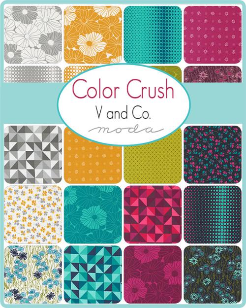 Color Crush Layer Cake® 10880LC Moda Precuts  pre-cut Layer Cake 10" squares quilt fabric by V and Co Vanessa Christensen