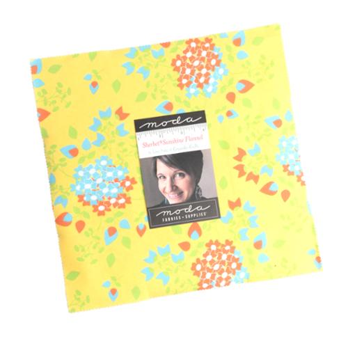 Sherbet Sunshine Flannel  Layer Cake® 29220LCF Moda Precuts   Layer Cake 10" squares FLANNEL  quilt fabric by Moda Corey Yoder