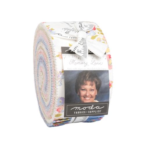 Memory Lane Jelly Roll® 18780JR Moda Precuts  100% cotton fabric quilt strips by Brenda Riddle Designs
