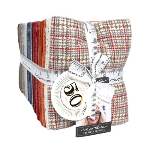 Prairie Gather Flan AB 36 skus 49310ABF Moda Precuts by Primitive Gatherings for Moda Fabrics Prairie Gatherings Flannels Fat Quarter Bundle