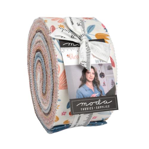 Blossoms And Blooms Jelly Roll® 39050JR Moda Precuts 100% cotton fabric quilt strips by Elena Amo