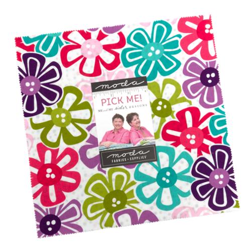 Pick Me Layer Cake® 22490LC Moda Precuts pre-cut Layer Cake 10" squares quilt fabric by Me and My Sisters Designs