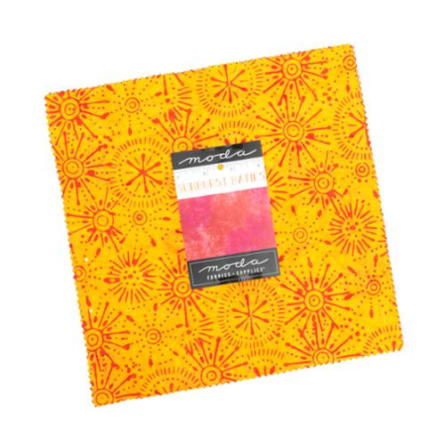 Sunburst Batiks Layer Cake® 4370LC Moda Precuts pre-cut Layer Cake 10" squares quilt fabric by Moda