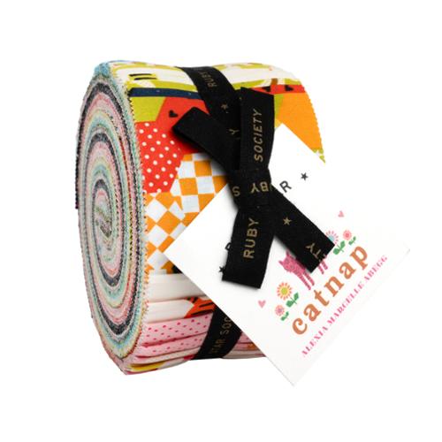 Catnap Jelly Roll® RS4130JR Ruby Star Precut 100% cotton fabric quilt strips by Alexia Abegg