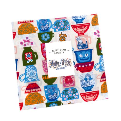 Hello Alice Layer Cake® RS2120LC Ruby Star Moda Precuts pre-cut Layer Cake 10" squares quilt fabric by Sarah Watts