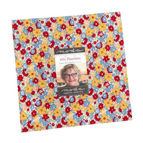 30s Playtime 2025 Layer Cake® 23370LC Moda Precuts pre-cut Layer Cake 10" squares quilt fabric by Linzee McCray