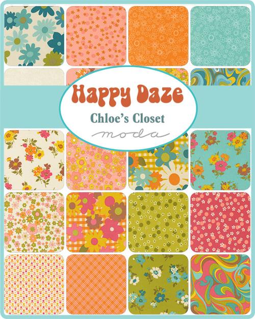 Happy Daze 33840LC Moda Precuts pre-cut Layer Cake 10" squares quilt fabric by Chloe's Closet