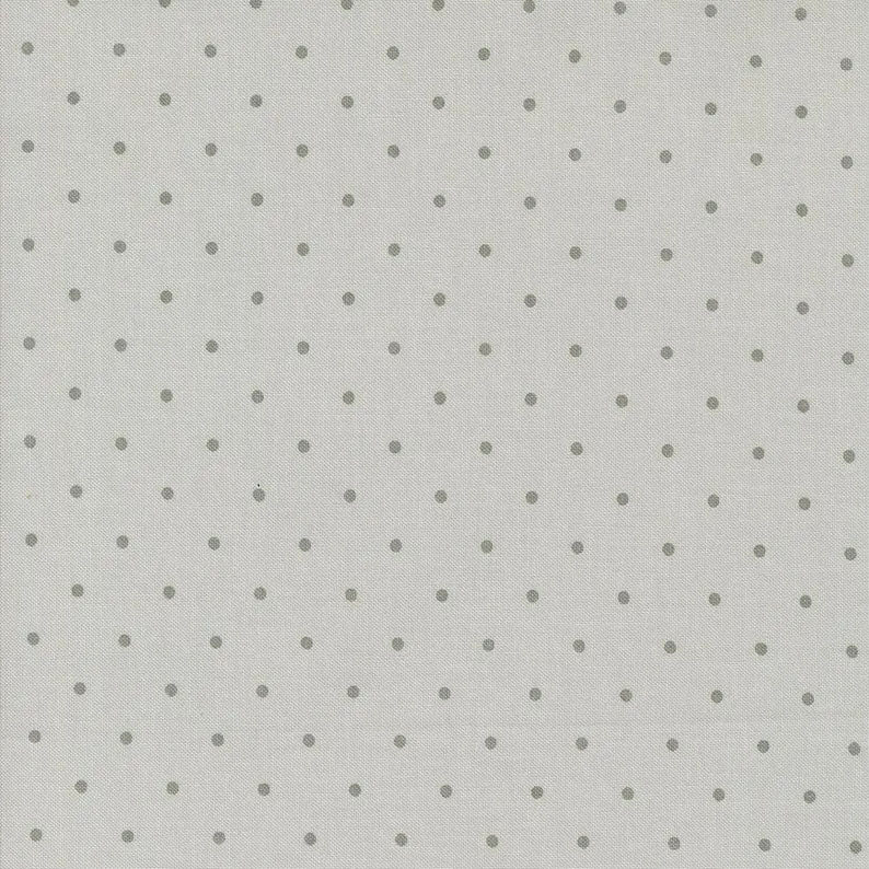 END OF BOLT 893 Moda Magic Dot Silver 5230 Background 100% cotton quilting fabric