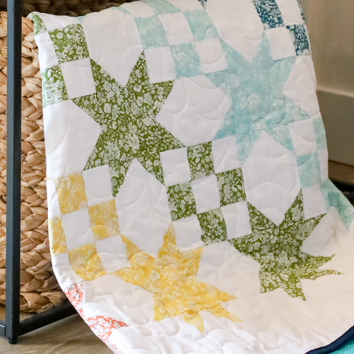 Star Studded Pre Cut Quilt Kit by GiGi's Thimble featuring Libery Of London Fabrics by Emily Belle