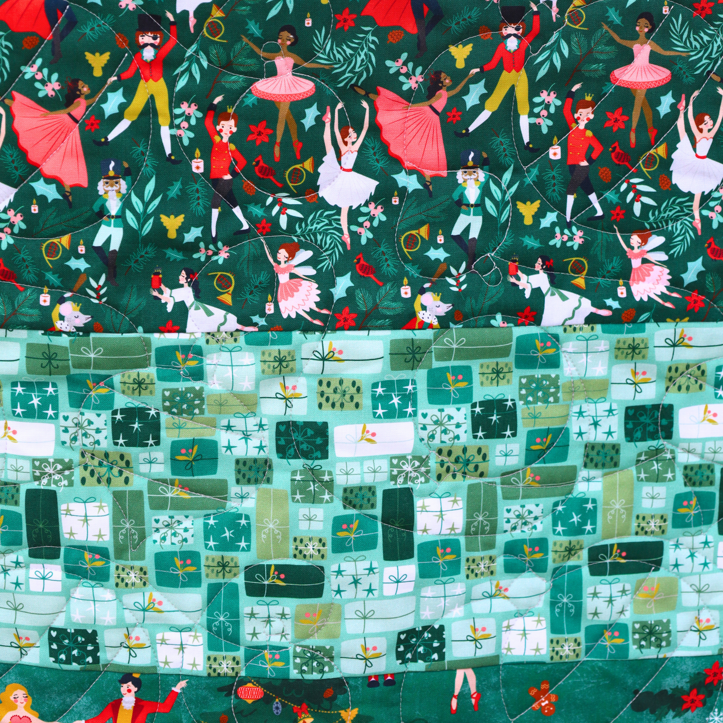 Presents & Pines Pre Cut Quilt Kit  by Jennifer Long Featuring Riley Blake Nutcracker Tradition