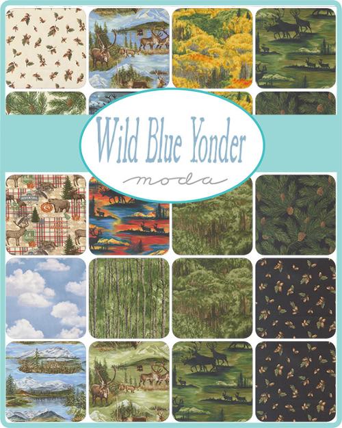 Wild Blue Yonder Layer Cake® 33870LC Moda Precuts 10" squares quilt fabric by Moda