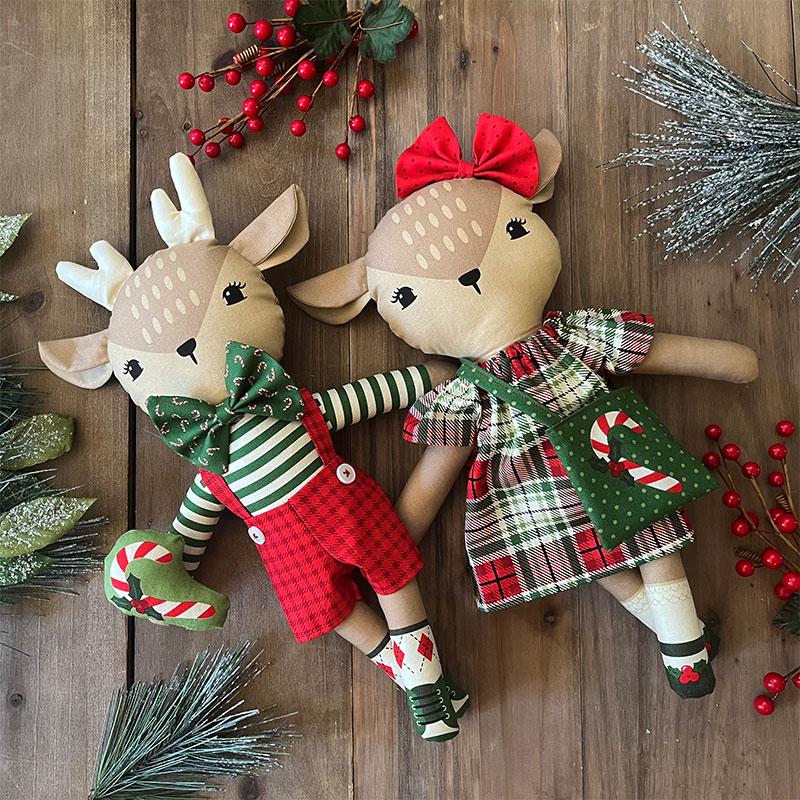 Holiday Cheer Panel Natural 20979 11 Moda by Stacy Iest Hsu for Moda Fabrics