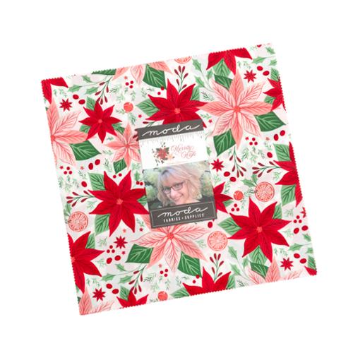 Merrily On High Layer Cake® 43210LC Moda Precuts Layer Cake 10" squares quilt fabric by Sweetfire Road