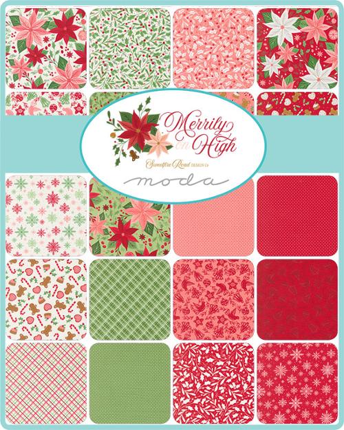 Merrily On High Jelly Roll® 43210JR Moda Precuts 100% cotton fabric quilt strips by Sweetfire Road
