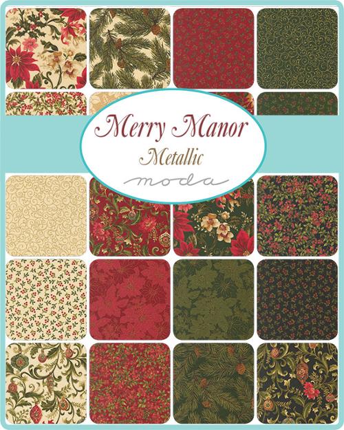 Merry Manor 2025 Layer Cake® 33860LCM Moda Precuts 100% cotton quilting fabric 10" squares quilt fabric by Moda