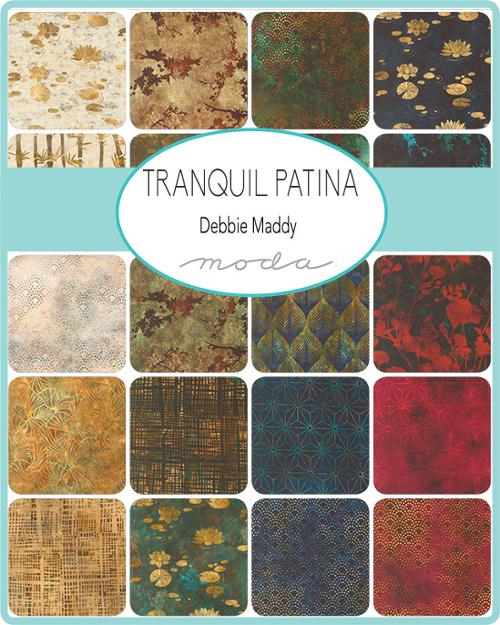 Tranquil Patina Jelly Roll® 48110JR Moda Precuts  100% cotton fabric quilt strips by Debbie Maddy
