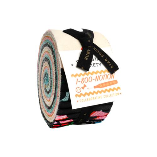 1 800 Notion Jelly Roll® RS5207JR Ruby Star Precut 100% cotton fabric quilt strips by Ruby Star Society