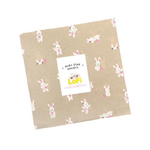 Lofi Linens Layer Cake® RS1129LC Ruby Star Precut Layer Cake 10" squares quilt fabric by Rashida Coleman Hale
