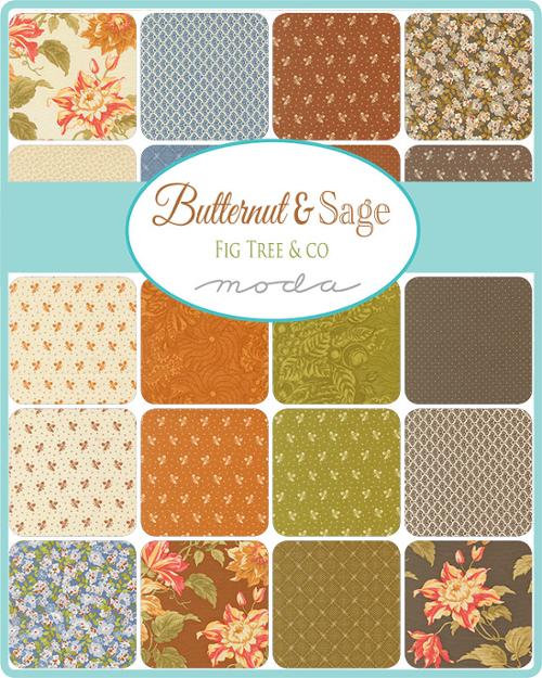 Butternut and Sage Layer Cake® 35440LC Moda Precuts Layer Cake 10" squares quilt fabric by  Fig Tree Co