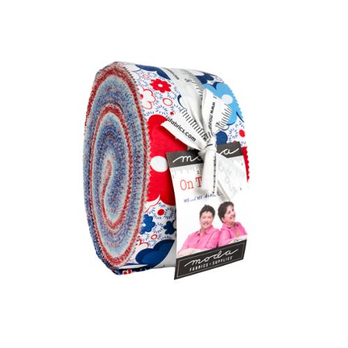 On The Porch Jelly Roll® 22510JR Moda Precuts 100% cotton fabric quilt strips by Me and My Sister Designs