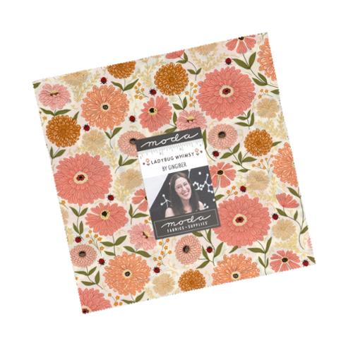 Ladybug Whimsy Layer Cake® 48440LC Moda Precuts Layer Cake 10" squares quilt fabric by Gingiber