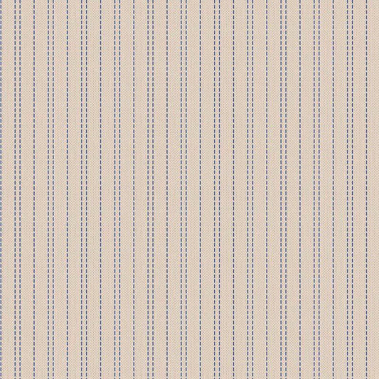 END OF BOLT 996 Seamstripe in Blue 160069 Creating Memorie Tilda Background 100% cotton quilting fabric
