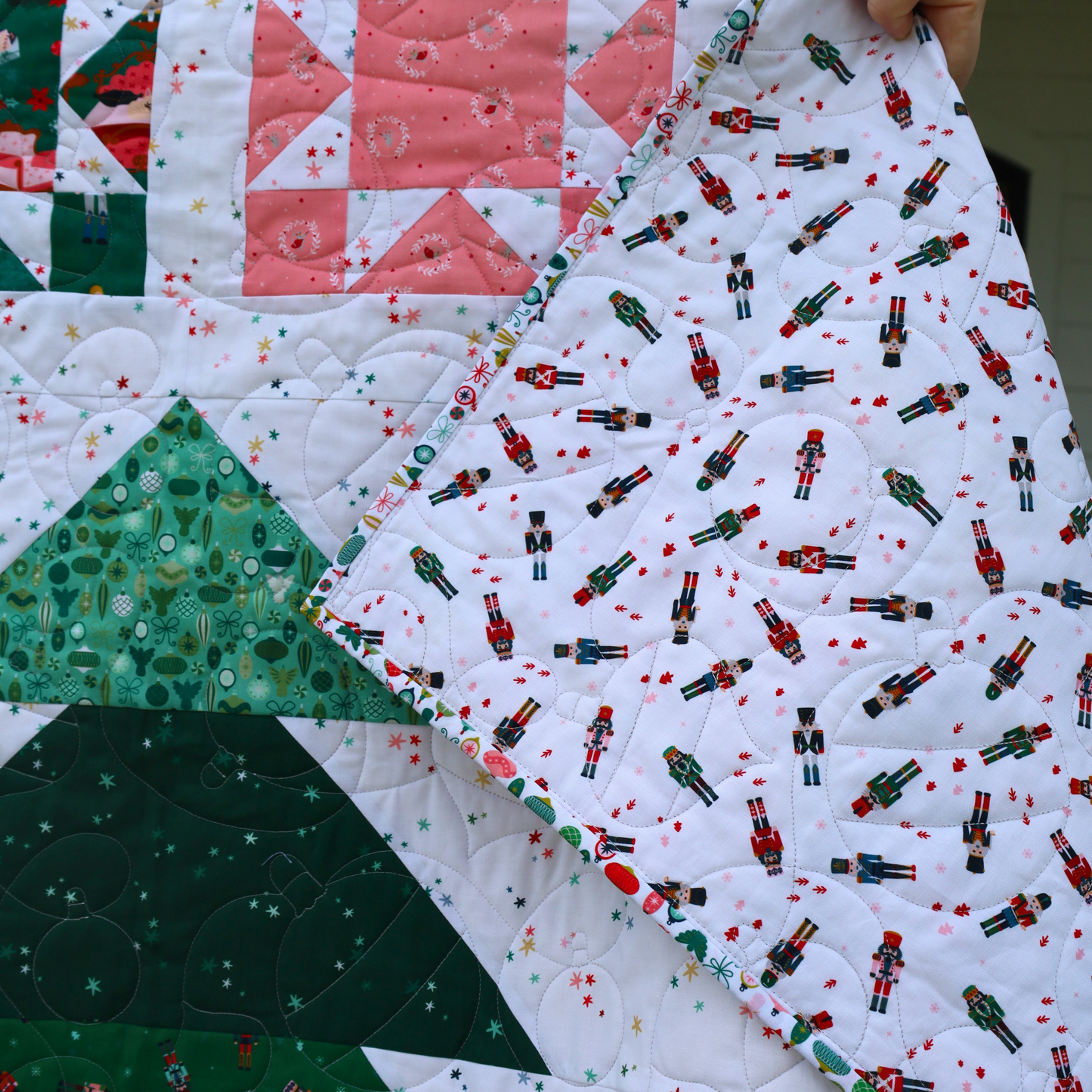 Presents & Pines Pre Cut Quilt Kit  by Jennifer Long Featuring Riley Blake Nutcracker Tradition